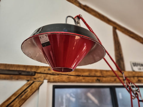 Lampe Architecturale, modèle rouge