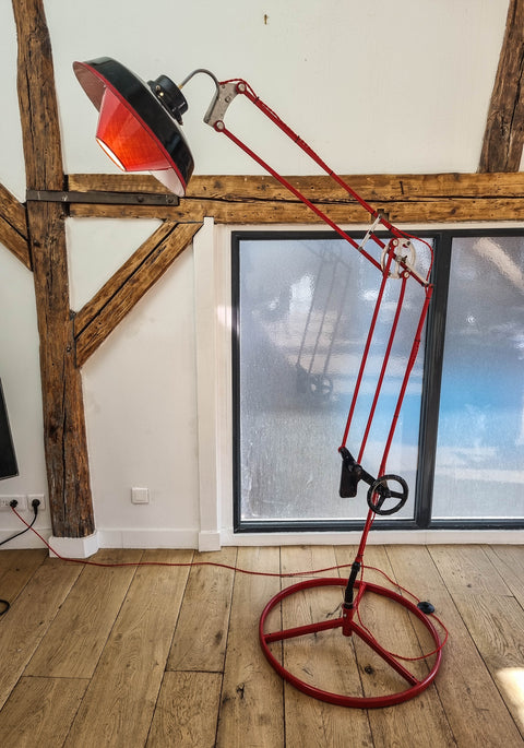 Lampe Architecturale, modèle rouge