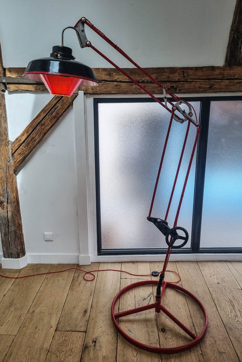 Lampe Architecturale, modèle rouge