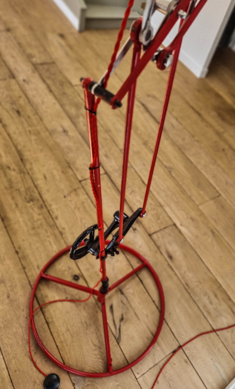 Lampe Architecturale, modèle rouge