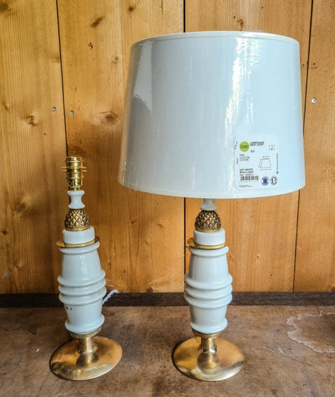 Paire de lampes Ananas
