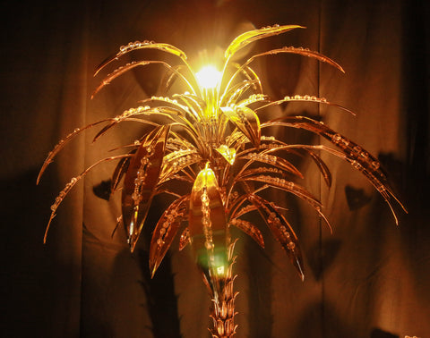 Lampe à trois palmiers